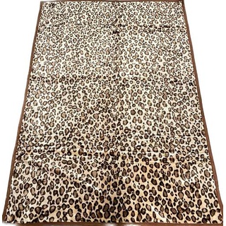 Almina Decke 160x220cm 1 Person Leoparden Muster Tagesdecke Kuscheldecke Wohndecke Fleecedecke Bettdecke Motiv 8