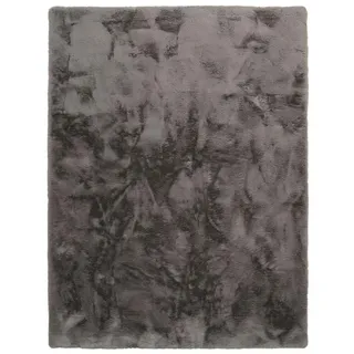 TT Home Hochflorteppich 80 x 150 cm Grau