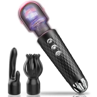 Vibrator Sex Spielzeug für die Frau Paare, Vibration für Frauen Vibratorensets für Frauen Dildo Massagestab, Fingerüberzieher Sex Toyset für Woman mit 10 * 10 Modus, Prostata Massagestab