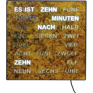 AMS Tischuhr AMS "T1234", schwarz (schwarz,schwarz), Tischuhren, Made in Germany,Büro,Wohnzimmer,Esszimmer, als Wanduhr nutzbar
