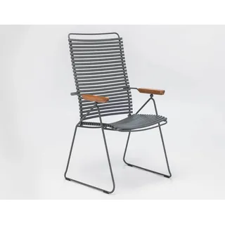 Houe CLICK Gartensessel 58,5 x 57 x 106,5 cm schwarz