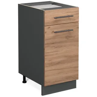 Vicco Schubladenschrank Fame-Line 40 x 51,5 x 81,5 cm Grau