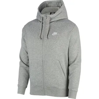 Nike Sportswear Club Fleece Herren-Hoodie Dark Grey Heather/Matte Silver/White XL