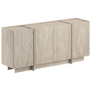 Skye Decor Konsolentisch Dorma Boho (Packung, 1-St., 1 Tisch), Breite 180 cm, Soft-Close-Funktion,schmaler Sofatisch beige