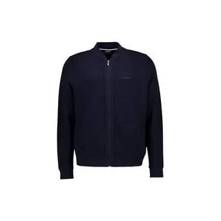 HECHTER PARIS Herren Cardigan blau unifarben, blau, Herbst/Winter 2025/2026