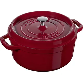 Staub Cocotte 28 cm rund bordeaux