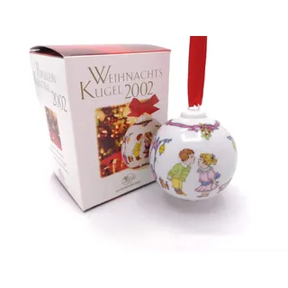 Hutschenreuther Porzellankugel Weihnachtskugel 2002 OVP