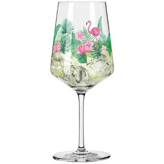 Ritzenhoff Cocktailglas Ritzenhoff Sommertau Hugo #14 A. Hakobyan F22, Kristallglas bunt|weiß