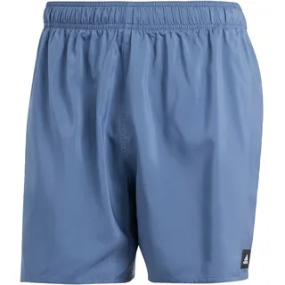 Adidas Herren Solid CLX Short-Length, Swim Shorts Badehose, Preloved Ink/White, S