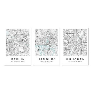 LUMA Poster-Set Stadtplan