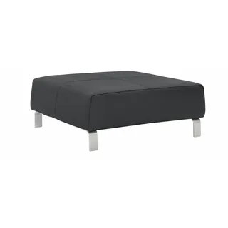 Calia Italia Hocker Simon Leder 97 x 40 x 97 cm Schwarz