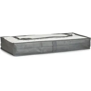 Zeller Aufbewahrungstasche Unterbett 103 x 45 x 15 cm 1-tlg. grau