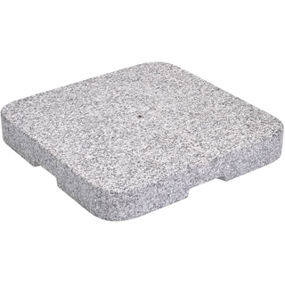 Glatz Sonnenschirmständer Granit eckig 90 kg Stein, Marmor, Grau