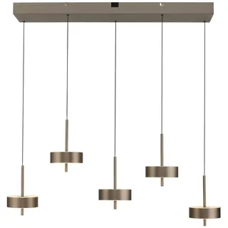Paul Neuhaus Q-Rotate 5-flg. LED 31,00 cm braun Aluminium