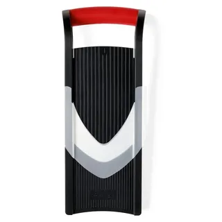 Gemüsehobel, verstellbar, mit Parabelmesser, 1/3/5 mm Scheiben, Julienne - Schwarz
