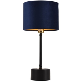 Tischleuchte 'Deventer' Blau 1xE14 Tischlampe Lampe Leuchte Nachttischlampe [lux.pro]
