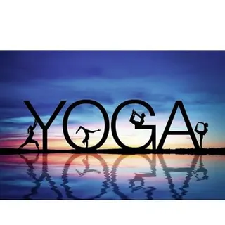 Scenolia Wandbild Acrylglas Yoga 60x40 cm | Wandbild Qualität | 100%