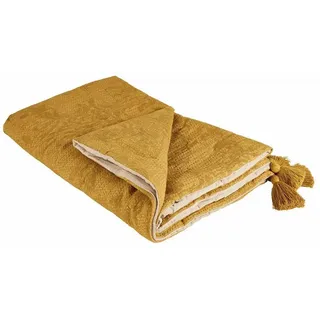 Mirabeau Tagesdecke Plaid Rabea gelb gelb