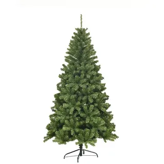 KOMFOTTEU Künstlicher Weihnachtsbaum PVC, Tannen, mit Metallständer & 928 Spitzen, 180cm 180 cm