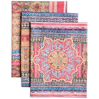 Maison d'Hermine Küchenhandtuch 100% Baumwolle (50 cm x 70 cm, Set von 3) | Küchenhandtücher Tischgeschirrtücher zum Muttertagsgeschenke Reinigen Thanksgiving und Weihnachten - Ispahan