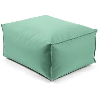 mokebo Outdoor Pouf o Hocker in Grün Der Ruhestifter Fußhocker mit EPS-Perlen Füllung