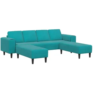 vidaXL Couch 3-Sitzer Türkis