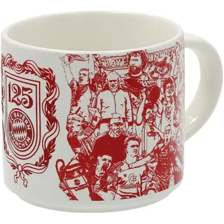 FC Bayern München I Tasse Legends 125 Jahre I Rot