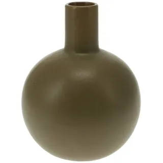 ZauberDeko Dekovase Deko Vase Rund Porzellan Klein 4 Farben Flaschenvase Blumenvase 13 cm