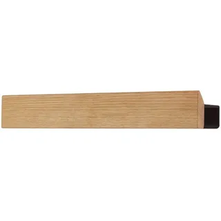 Gejst Flex Regalleiste 40 Eiche Schwarz - Multifunktionale Wandregalleiste - Ausziehbar Mit Zubehör - Holz - Skandinavisches Design, 40 x 8,5 x 6 cm