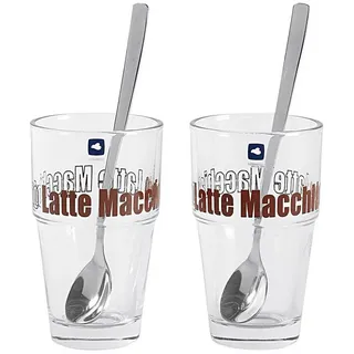 LEONARDO Latte Macchiato Glas 0,4 l 4-tlg.