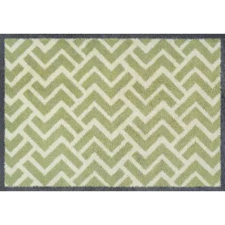 Turtle Mat Herringbone Green 60 x 85 cm Grün