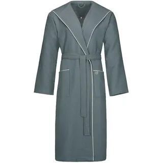 Bugatti Bademantel Tizian, Grau, Textil, Uni, ISO 9001, Fkt, Made in Austria, Oeko-Tex® Standard 100, besonders flauschig, hochwertige Qualität, Badtextilien, Bademäntel, Bademäntel Herren