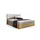 Boxbett Beige inkl Bettkasten