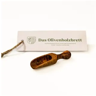 dasOlivenholzbrett Messlöffel Gewürzschaufel aus Olivenholz, Olivenholz8cm
