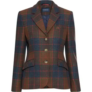 Highmoor Jackenblazer Karo-Blazer blau|braun|rot 46