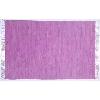 TEPGO Handwebteppich Dream Cotton Beere 40 cm x 60 cm