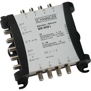 Schwaiger SAT-Multischalter 5 auf 8