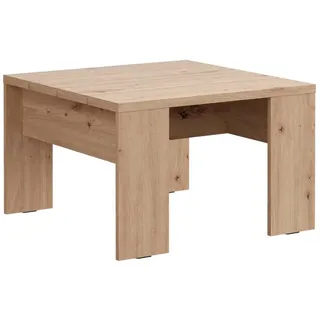 Home affaire Couchtisch Montese, Wohnzimmertisch, Sofatisch, Beistelltisch, Kaffeetisch, Moderner Couchtisch: 3 Größen, 4 Farben – ideal für kleine Räume beige Quadrat | 66,5 cm x 42,5 cm x 66,5 cm