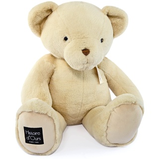 Histoire d'Ours - Le Teddybär, Vanille, 75 cm, Beige – 75 cm – Geschenk zur Geburt – HO3225