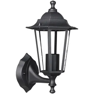 monzana Laterne Aluminium grau E27 IP44 wetterfest 1 Stück