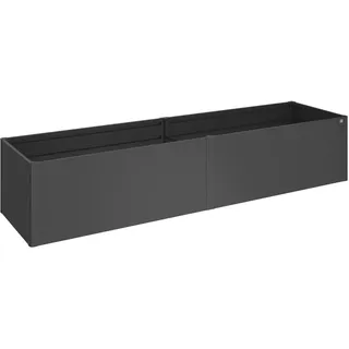 Biohort HochBeet 401 x 102 x 77 cm Dunkelgrau-Metallic