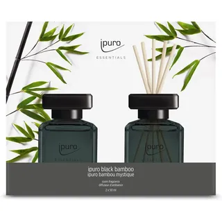 Ipuro Essentials Raumduft Black Bamboo 2 X 50 Ml Diffuser