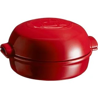 Emile Henry EH349517 Cheese Baker, Keramik, Rot, Grand Cru, 0,55 l