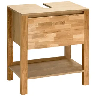 Home Affaire Kaika 60 x 69 x 41 cm eiche farbe/eiche massiv