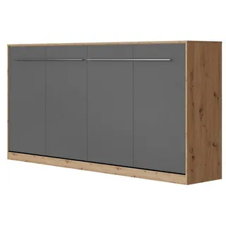 SMARTBett Schrankbett Standard 90x200 120x200 140x200 160x200, 41 FARBKOMBINATIONEN horizontal/quer oder vertikal/hochkant klappbar