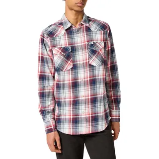 Wrangler - Hemd Herren - Slim Fit - Western Shirt - Mid Stone - M