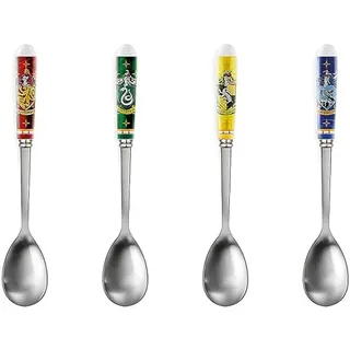 Egan Set mit 4 Löffeln aus der Kollektion Warner Bros Harry Potter. Set mit 4 Harry Potter-Löffeln aus Metall. Die Referenz lautet: 128008.