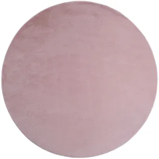 Ayyildiz Joy Kurzflorteppich Ø 80 cm Rosa