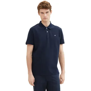 Tom Tailor Basic Piqué Poloshirt, 10668 - Sky Captain Blue, XXL
