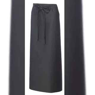 METRO PROFESSIONAL Bistroschürze lang, Polyester/Baumwolle, 100 cm, schwarz, 3 Stück